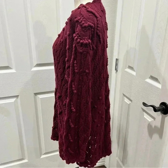 Vintage Yarnworks 80s hand knit sweater, shoulder pads, knitted embellished - Picture 6 of 11